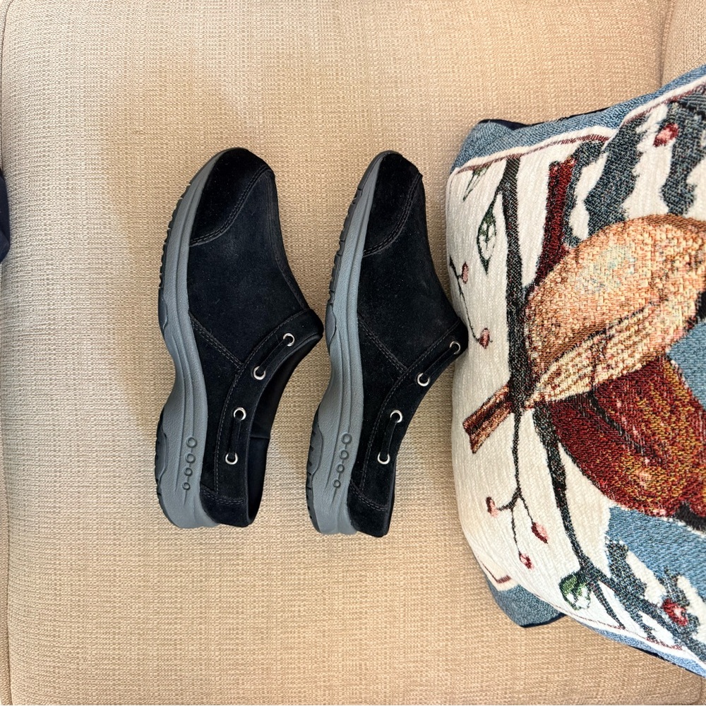 Easy Spirit Black Suede Slip-On - Picture 3 of 5